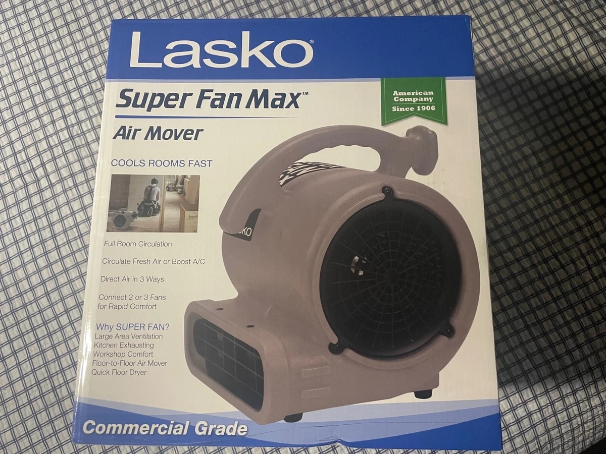 LASKO Super Fan Max Commercial Grade High Velocity Air Mover Fan SF-20-G |  eBay