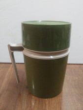 Vintage Thermos Model 7002 Made in USA Insulated (Avocado Green)--10 oz size