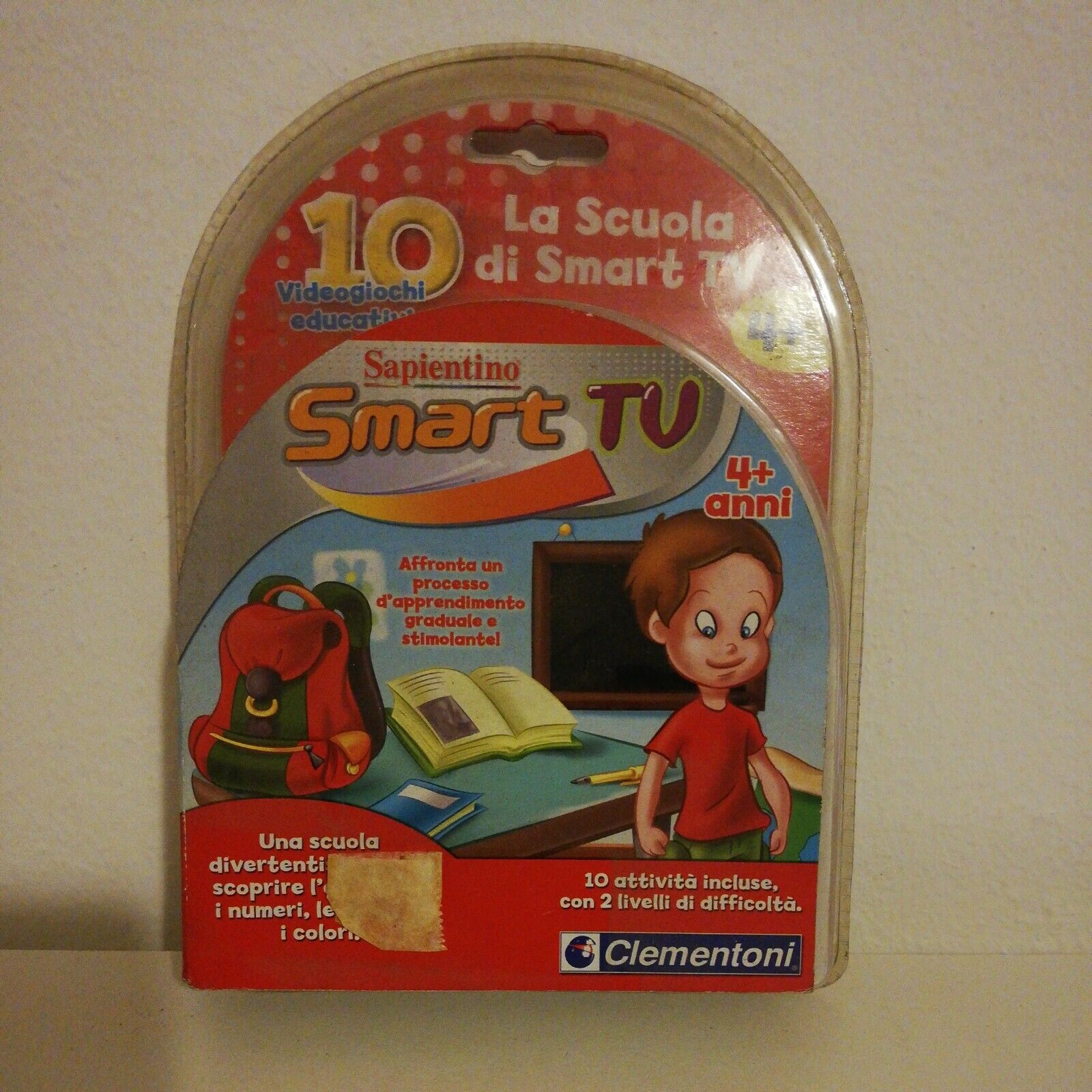 SAPIENTINO SMART TV CARTUCCIA LA SCUOLA DI SMART TV CLEMENTONI - DAI 4 ANNI.
