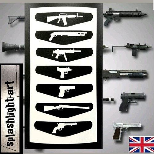 PS4 Controller Luce Sticker Vinyl Decal Bar PISTOLE 7x PISTOLA GTA Playstation  4 fucile | eBay