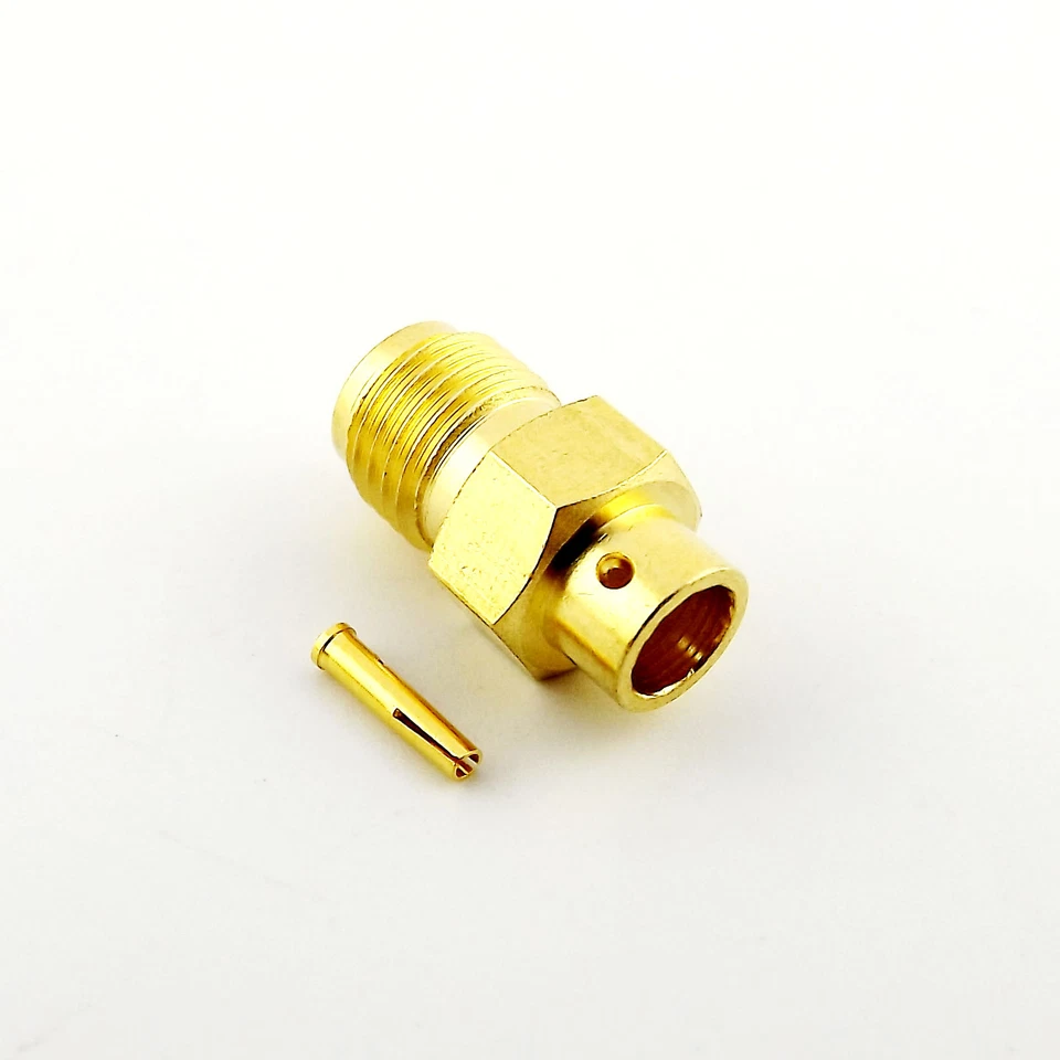 10pcs SMA Female Jack Solder for Semi-rigid RG402 0.141" Cable RF Connector - Image 2 of 4