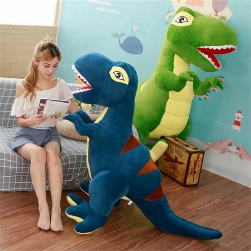 Giant Dinosaurs Rex Plush Toy Cuddly Stuffed Animal Doll Pillow Christmas Gifts - Imagen 2 de 17