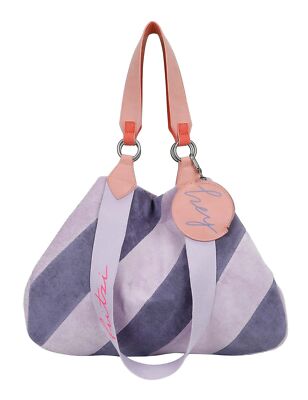 Fritzi aus Preußen Izzy Medium Limited Frottee Shopper Tasche Purple Lilac Neu
