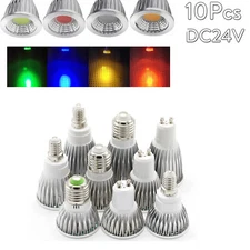 DC24V 6W 9W 12W COB LED Spotlight Bulbs Gu5.3 Mr16Bulbs Cool White Spot Lights