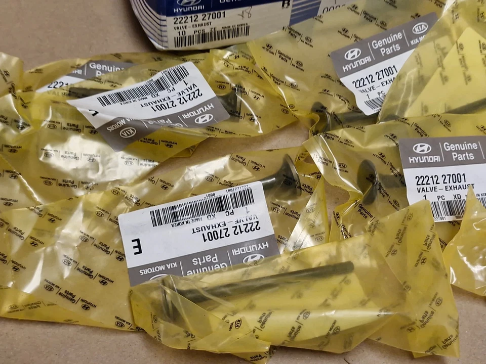 Hyundai Tucson Santa Fa Metrix Exhaust Valve 24.4mm X16 2221227001 Genuine NEW - Image 2 of 4