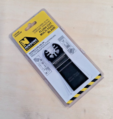 34 mm x 0,6 mm 18 TPI Chrom-Vanadium bündig geschnittene Multi-Tool-Klinge