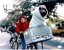Matthew DeMeritt & Henry Thomas signed 11x14 Photo E.T. the Extra-Terrestrial