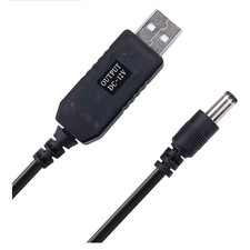 5.5x2.1mm DC Power Cable WiFi to Mobile 5V/9V/12V USB Booster Converter