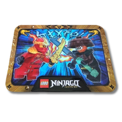 LEGO  NINJAGO  L0002213 Kai vs Rox Metal Box njo0997 njo0976 Neu