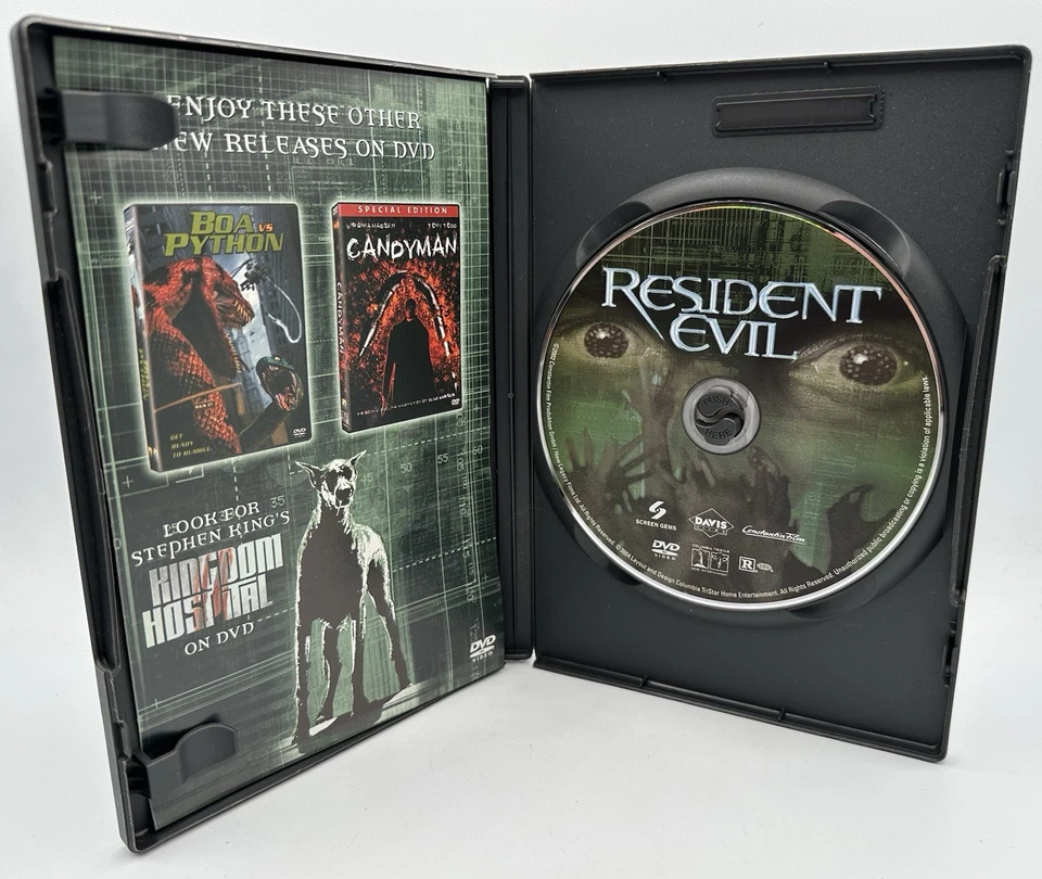 Resident Evil DVD Widescreen Deluxe Edition Mills Jocovich Michelle Rodriguez - Image 3 of 3