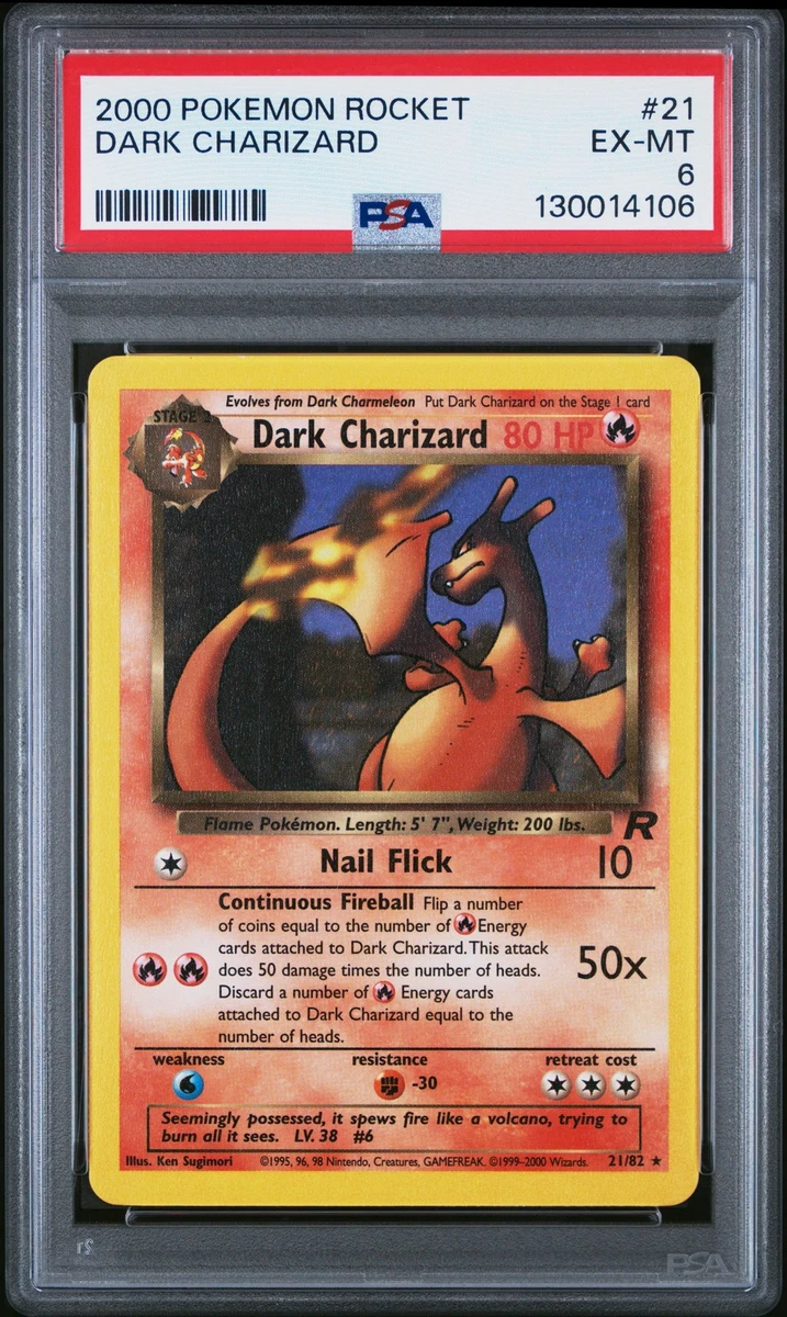 Pokémon TCG Grade 6 Charizard Individual Collectible Card Game