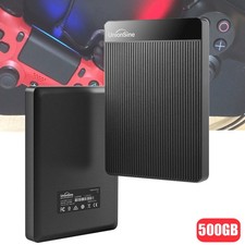Slim 500GB External Hard Drive Portable Storage Backup HDD USB 3.0 for PC Laptop