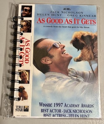 Handmade Repurposed Notebook Made From VHS Tape Cover As Good As It Gets