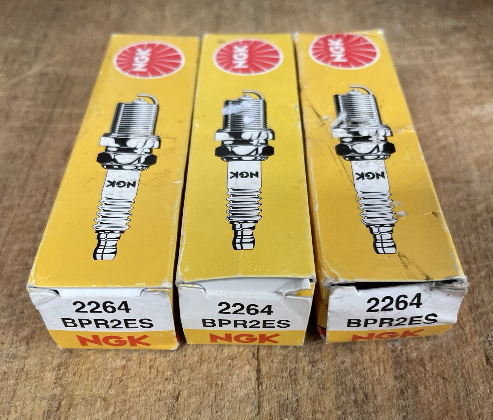 3 Spark Plugs-Standard NGK 2264 Small Engine, Utility Vehicle  Golf Cart
