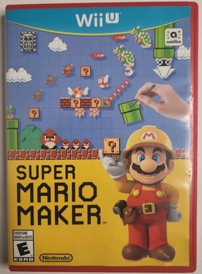 Official 2015 Amibo Nintendo Super Mario Maker Wii U Video Game