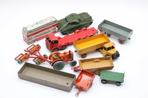 F x10 Vintage Dinky Diecast Vehicles Inc Mixed vehicle, Trailers, Towing Goods