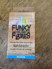 Funky Colored Flames Fire Color Changers, Winlow Products, 4 Count