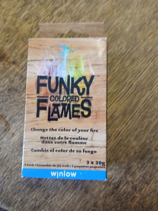 Funky Colored Flames Fire Color Changers, Winlow Products, 4 Count