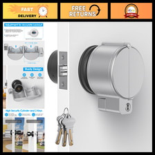 Childproof Door Knob Lockout Device with 3 Keys - Safety Cover for Faucets Val