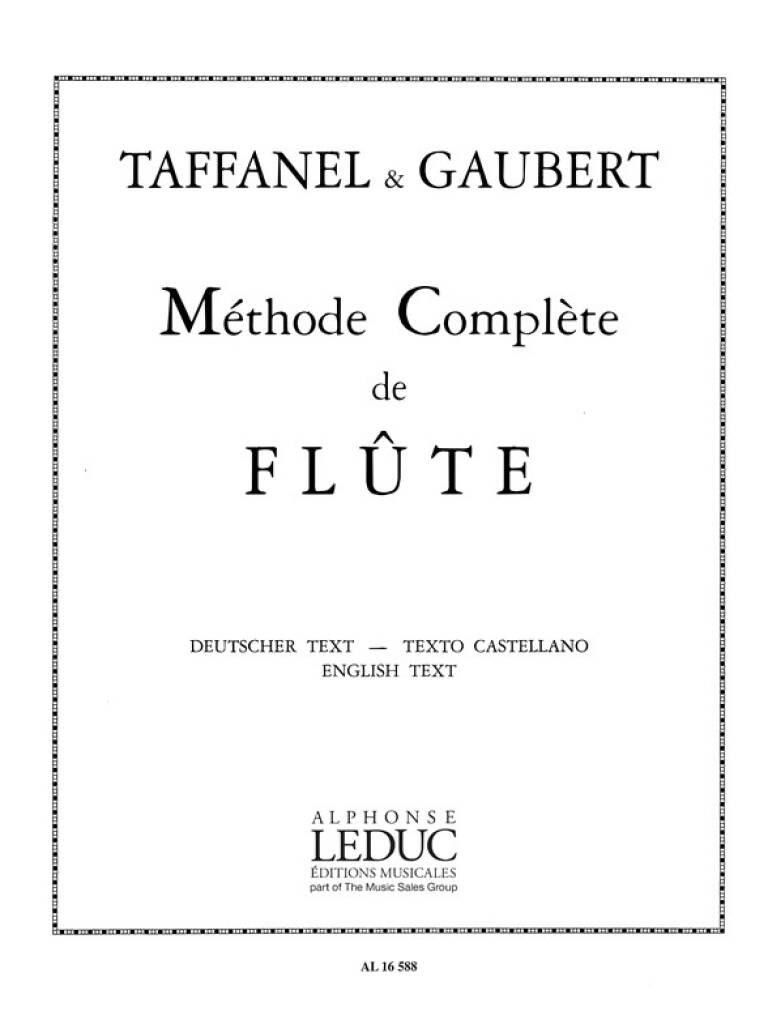 Méthode complète de flûte - VOL. 1 + VOL. 2 Paul Taffanel Book [Softcover] Flute