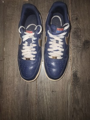 Air Force 1 Blue And Gold