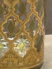 6 Culver Valencia Gold Gilded Filigree Lowball Rock Glasses 22K MCM Barware  — photo 5