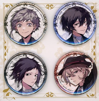 Badges/Pins Atsushi Nakajima & Osamu Dazai & Ryunosuke Akutagawa & Chuya