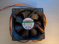 SUNON KD1209PTV3 Cooling Fan 12V 1.6W 2 Wire 3 Pin
