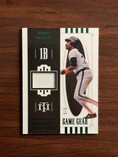 2021 Panini National Treasures Game Gear Eddie Murray Jersey Patch Green /5