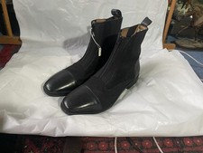 Busse Black Jodphur Boots - Size 9 UK (43) - Brand New