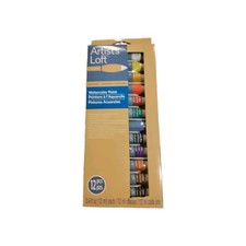 Artist's Loft Fundamentals Watercolor Paint 12 Tubes New in Box 4 fl oz Gift