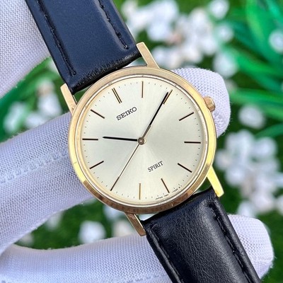 Vintage Seiko Spirit JDM Sunburst Gifted Watch Japan Men Quartz