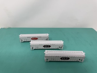 Atlas N - 4750 Hopper - Missing Trucks No Package - Great Lakes Carbon Set Of 3