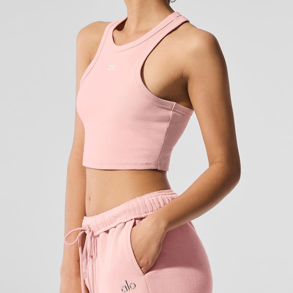 Alo yoga Aspire Tank in Pink Quartz #Large #New with Tag | eBay