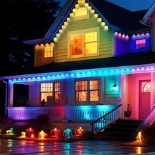 RGBIC Smart LED Eave Lights waterproof WIFI App Remote Permanent String Light