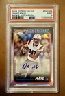 2024 TOPPS CHROME ROOKIE AUTO REFRACTOR DRAKE MAYE PSA9