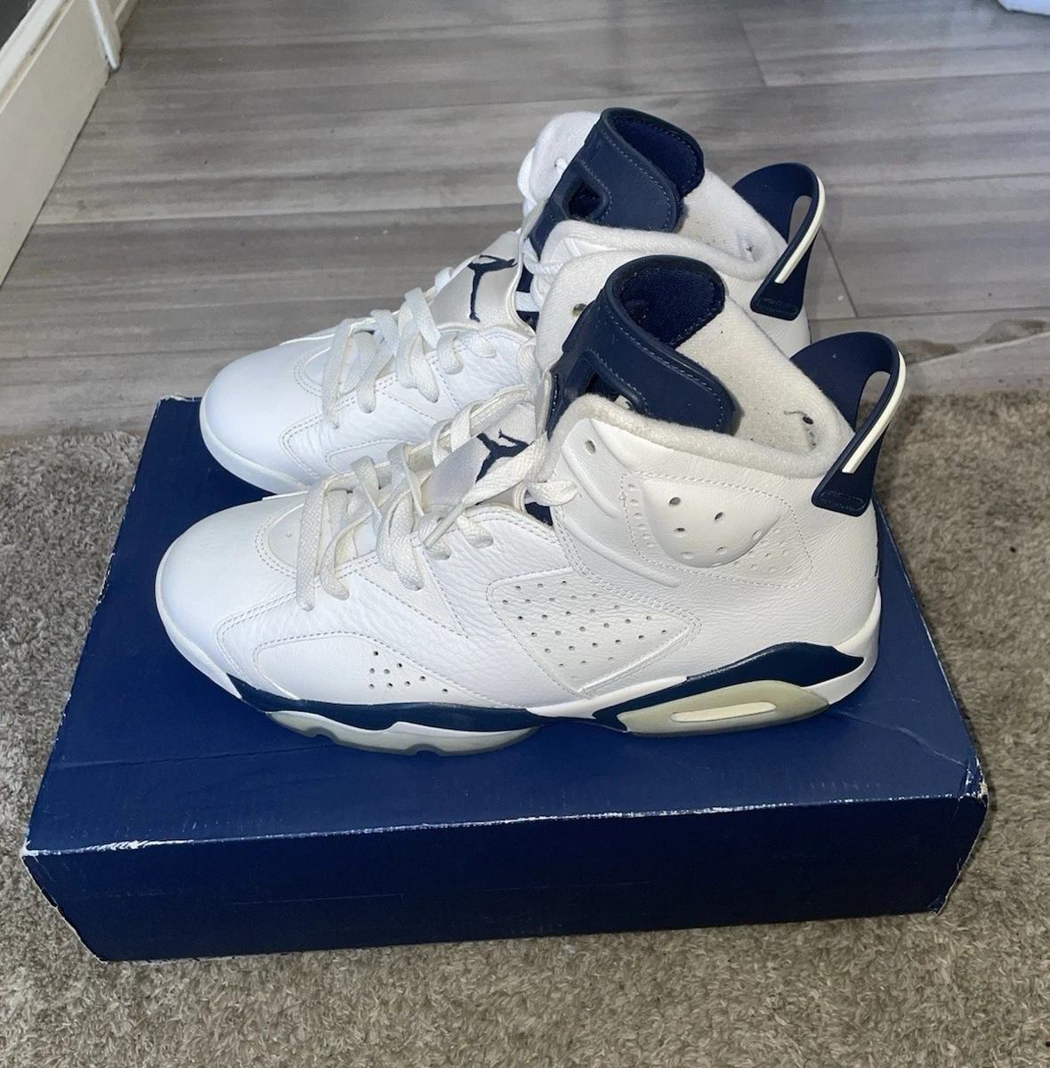 Jordan 6 Retro Midnight Navy - огромный выбор по лучшим ценам | eBay
