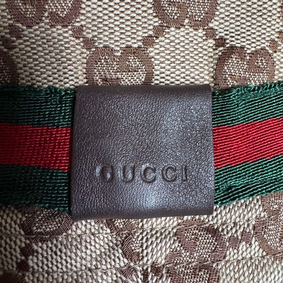 Gucci Bucket Hat Sherry Line GG Canvas Beige Brown Size S Women Authentic thumbnail 5
