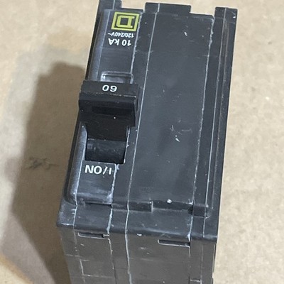 SQUARE D QO260GFICP CIRCUIT BREAKER GFCI 60 AMP 120/240VAC 2-POLE NEW IN BOX