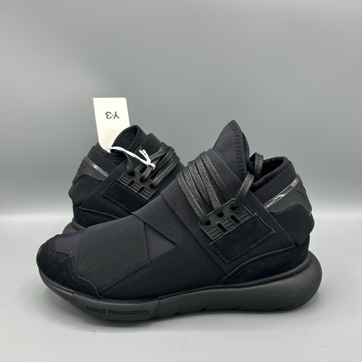 Adidas Y-3 Qasa High Triple Black Sneakers Casual Shoes Trainers