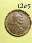 1909-VDB LINCOLN WHEAT CENT, VERY HIGH GRADE!, XF-AU #1205