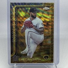 2025 TOPPS GILDED COLLECTION SANDY ALCANTARA /75 Miami MARLINS