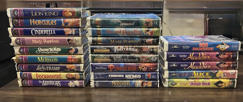 Lot Of 22 Walt Disney VHS - Black Diamond Editions, Gold Collections & More! - Image 3 of 4