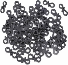 QISF 30 Pcs Gutter Hooks | Christmas Light Clips | Mini S Clips Hangers | Outdo