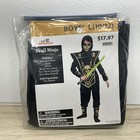 Way To Celebrate Boys’ Skull Ninja Costume Size Large 10-12 Halloween