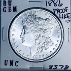 1886 BU GEM MORGAN SILVER DOLLAR UNC MS+++ U.S. MINT RARE COIN 8578