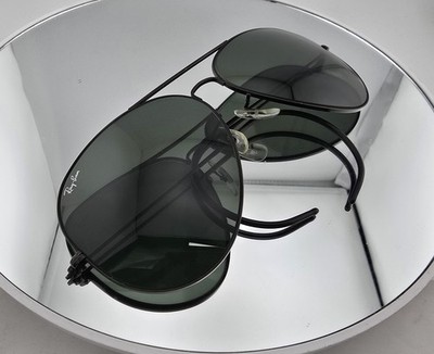 Vintage Ray-Ban Black Classic Aviator Sunglasses Amazon.com: Ray-Ban RB3825 Old Aviator Sunglasses, Black  main image 4