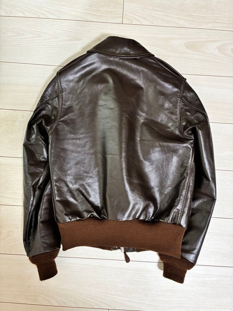 Buzz Ricksons A-2 Flight Jacket Excellent Used 36… - image 2