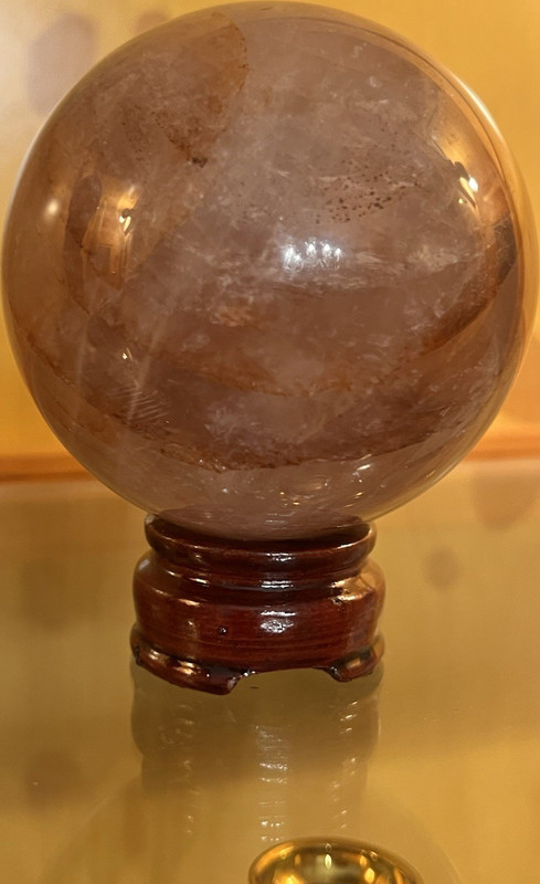 Fire Quartz Crystal Sphere  Home Decor & Altar Crystal 820 gram 1.8lb