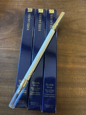 Lot 3 NIB  Estee Laudar Double Wear Stay In Place Lip Pencil CLEAR DW LP #20